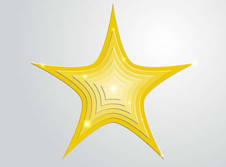 Gold stars in the starsのイラスト素材