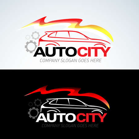 Auto city car  template, Auto cars, Isolated Vector Template.のイラスト素材