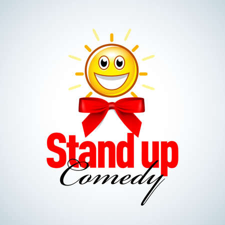 Stand up comedy badge, emblem.のイラスト素材