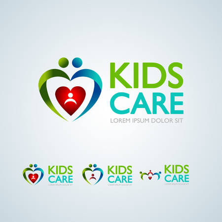 Kids care logo |のイラスト素材