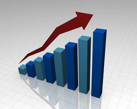 Business Graph Chartの写真素材