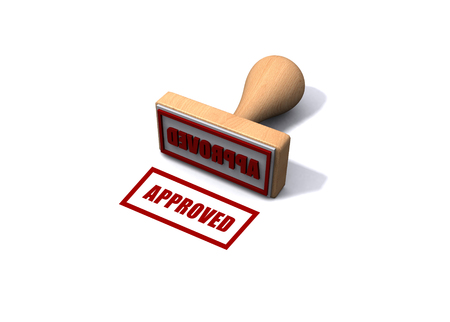 Approved Stampの写真素材