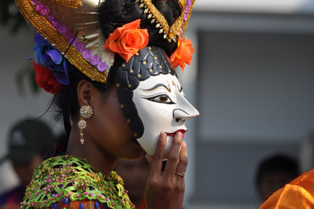 Betawi Traditional Maskのeditorial素材