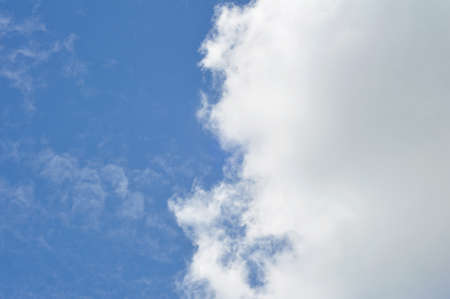 Blue sky white cloud sunny day background texture