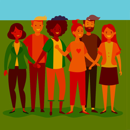The diversity of people in the world vector image