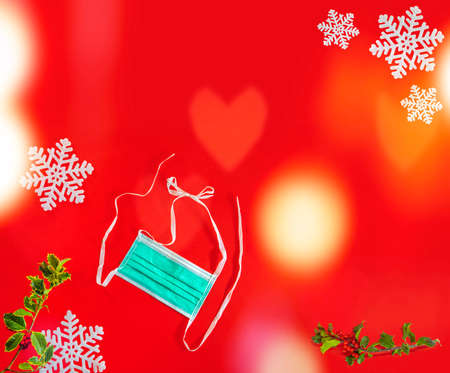 Christmas Covid coronavirus fundsの写真素材