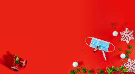 Christmas Covid coronavirus fundsの写真素材