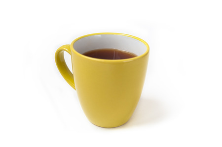 cup of tea on a white backgroundの写真素材