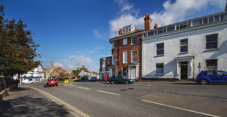 EXMOUTH, UK, 21 October 2016: Beacon street, Beacon hill. Exmouth. Devon. UKのeditorial素材