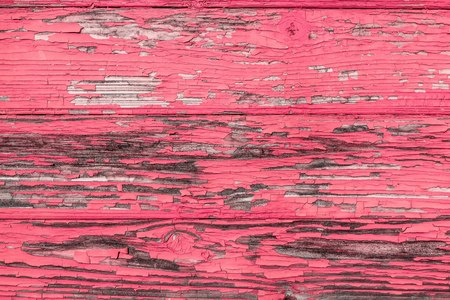 surface texture of the boards with the old pink paintの写真素材