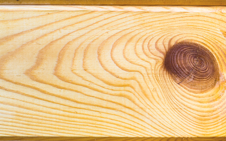 wooden background with a pattern of fibers and cut the knotの写真素材