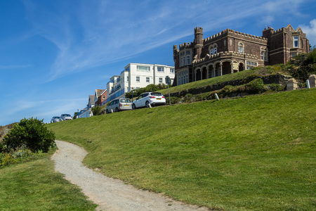 Woolacombe, Devon, England, July 14, 2016:のeditorial素材