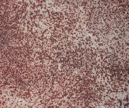 Surface iron. A lot of pitting corrosion. Natural backgroundの写真素材