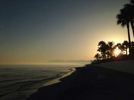 Sunset summer day made in Spainの素材