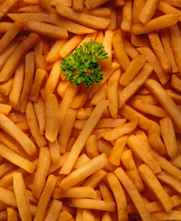 FRESHLY COOKED FRIES BACKGROUND