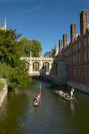 Bridge of Sighs at Saint John's College in Cambridge, England