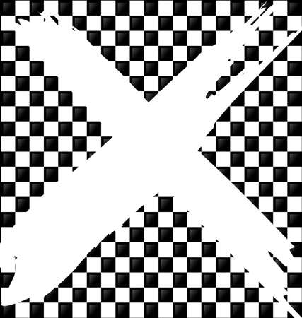 abstract white sign prohibitionのイラスト素材