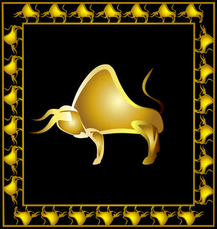 abstract golden bullのイラスト素材