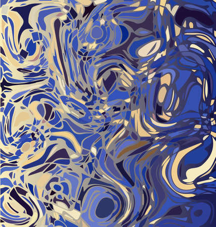 colored background image abstract ornament blue and vanillaのイラスト素材