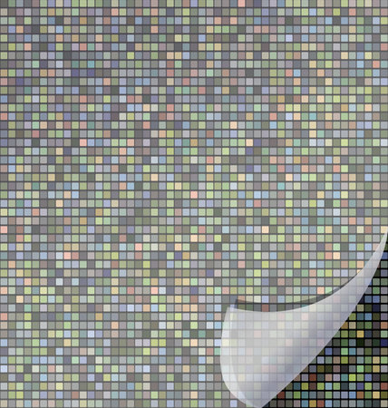 colored background image abstract ornament with white cornerのイラスト素材