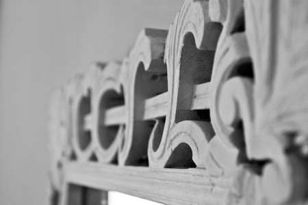 Wooden ornamentの写真素材