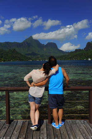 Cooks Bay Mooreaの写真素材