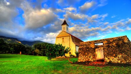 Saint Joesph Church and rectoryの写真素材