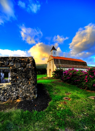 Saint Joesph Church and rectoryの写真素材