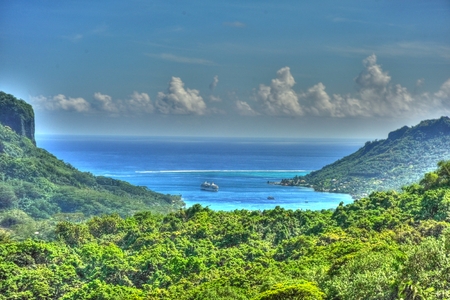 Cooks Bay Mooreaの写真素材