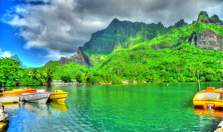 Cooks Bay Mooreaの写真素材