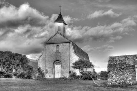 St.Joesph Catholic church, Kaupo, Mauiの写真素材