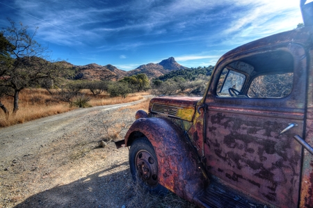 Abandoned Truckの写真素材