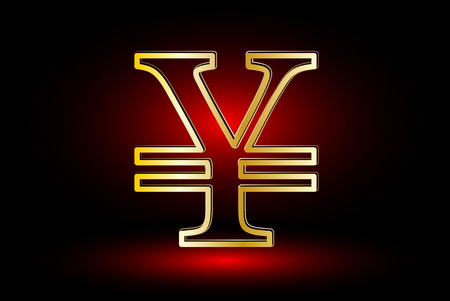 Yen symbol, Yen currency symbol,のイラスト素材