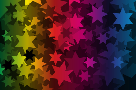 star - abstract geometric colorful backgroundのイラスト素材