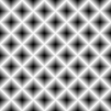 Black and white chessboard, abstract geometric backgroundのイラスト素材