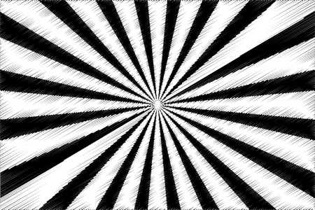 Striped abstract vector background - white and black , Scratches - abstract vector background, Abstract scribble backgroundのイラスト素材