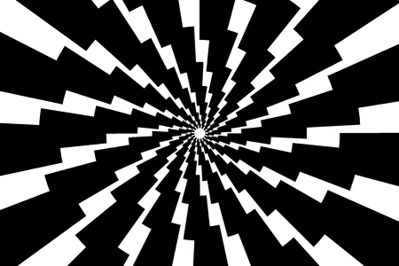 Lightning bolt - abstract geometric vector pattern - black and white, Thunder abstract background ,のイラスト素材