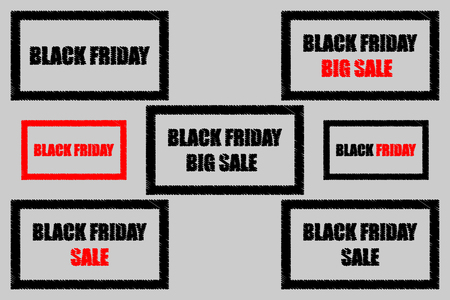 Black Friday sale banner design.のイラスト素材