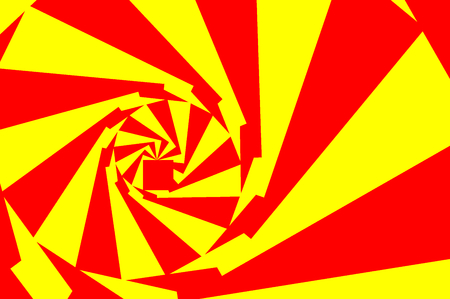 Optical illusion of Spiral of rotating squares imageのイラスト素材