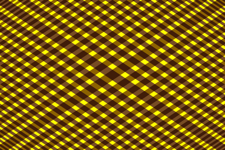 Simple striped diagonal lines grid background in brown and yellow colors.のイラスト素材