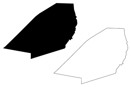 Faiyum Governorate (Governorates of Egypt, Arab Republic of Egypt) map vector illustration, scribble sketch Faiyum mapのイラスト素材