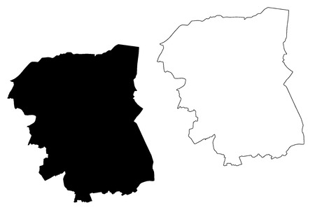 Nakhon Pathom Province Kingdom Of Thailand Siam Provinces Of Thailand Map Vector Illustration Scribble Sketch Nakhon Pathom Map Tasmeemme Com