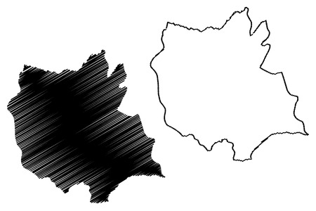 East Azerbaijan Province (Provinces of Iran, Islamic Republic of Iran, Persia) map vector illustration, scribble sketch East Azerbaijan mapのイラスト素材