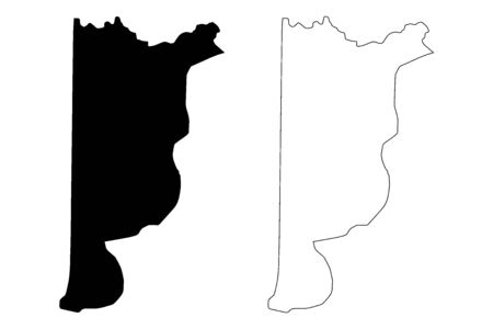 Heredia Province (Republic of Costa Rica, Administrative divisions of Costa Rica) map vector illustration, scribble sketch Heredia mapのイラスト素材