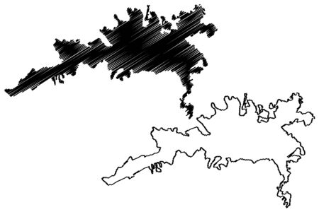 Elazig City (Republic of Turkey, Eastern Anatolia Region) map vector illustration, scribble sketch City of Mamuretulaziz mapのイラスト素材