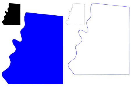 Marshall County, State of West Virginia (US county, United States of America, USA, US, US) map vector illustration, scribble sketch Marshall mapのイラスト素材