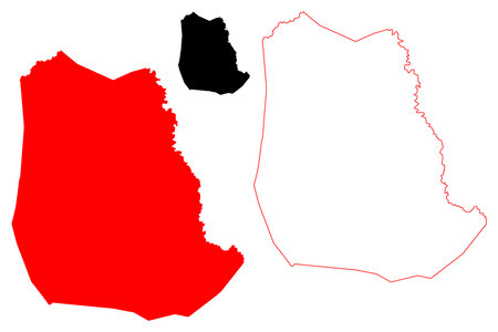Roane County, State of West Virginia (US county, United States of America, USA, US, US) map vector illustration, scribble sketch Roane mapのイラスト素材