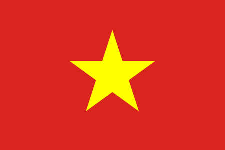 National Flag Socialist Republic of Vietnam - vector,のイラスト素材