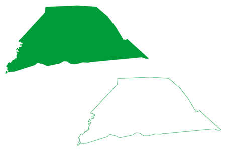 Lajedinho municipality (Bahia state, Municipalities of Brazil, Federative Republic of Brazil) map vector illustration, scribble sketch Lajedinho mapのイラスト素材