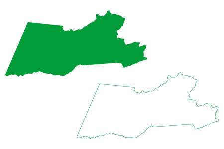 Cristopolis municipality (Bahia state, Municipalities of Brazil, Federative Republic of Brazil) map vector illustration, scribble sketch Cristopolis mapのイラスト素材